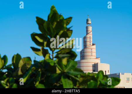 Al-Fanar Islamic Cultural Center, architectural landmarks in Doha Stock Photo