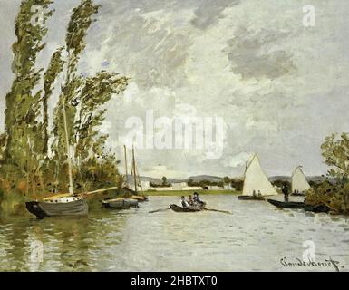 Claude Monet - Argenteuil Seen Small Arm Seine 1 1872 Stock Photo - Alamy