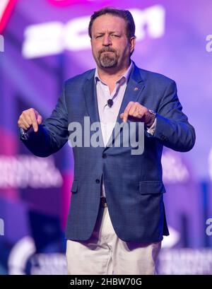 Phoenix, Arizona, USA. 20th Dec, 2021. SEBASTIAN GORKA speaks at AmericaFest, a Turning Point USA event.(Credit Image: © Brian Cahn/ZUMA Press Wire) Stock Photo