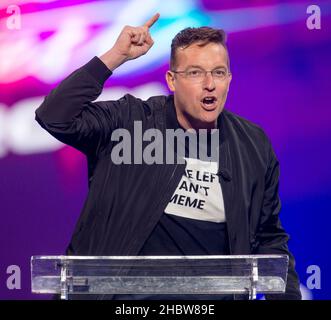 Phoenix, Arizona, USA. 20th Dec, 2021. BENNY JOHNSON speaks at AmericaFest, a Turning Point USA event.(Credit Image: © Brian Cahn/ZUMA Press Wire) Stock Photo