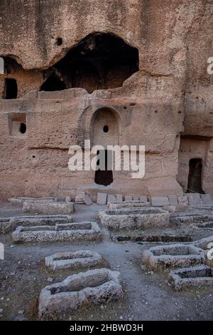 Dara ( Anastasiopolis ) Ancient City. Dara ancient city mardin in Turkey. Stock Photo