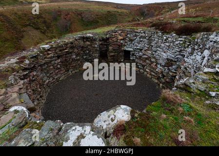 Caithness, Ousdale Broch Stock Photo