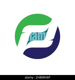 PD monogram logo. vector a combination of P and D into circle logo.the logo itself has a hidden message of two hands, caring with trustworthy. Stock Vector
