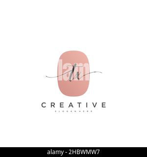 TX Initial handwriting minimalist geometric logo template vector art, Logo for business beauty, fashion, and other art Stock Vector