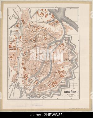 Gdansk Map, Gdańsk Map, Map of Gdańsk, Gdańsk Print, Gdańsk Maps, Gdańsk Poster, Gdańsk Plan, Gdańsk Art, Gdańsk Map Art, Gdansk Wall Art, Danzig Map Stock Photo