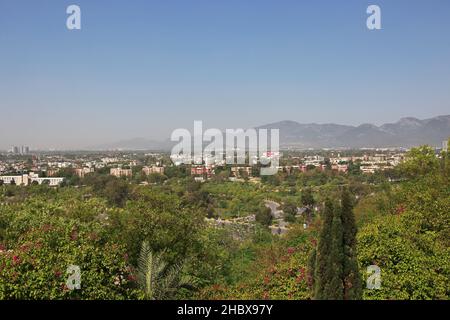 Panoramic view of Islamabad from Shakarparian Hills, Pakistan Stock Photo