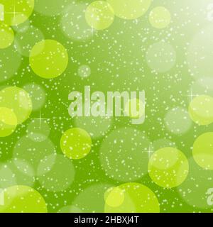 Green spring Banner background, backdrop, template, for inscription and insert. Natural green, sunny background. Vector illustration Stock Vector