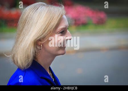 Liz Truss, Elizabeth Truss MP, British Conservative Party Politician, minister, Foreign Secretary, Downing Street, Westminster Stock Photo
