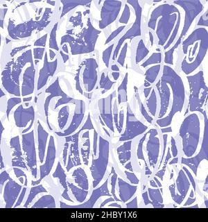 Vector seamless scribble pattern, made of chaotic lines. Stock Vector