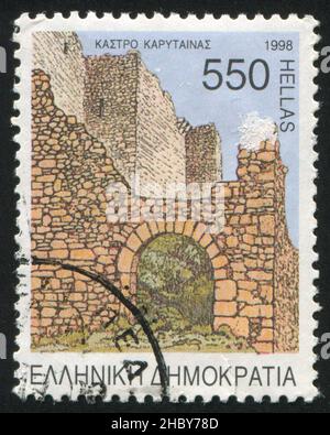 GREECE - CIRCA 1998: stamp printed by Greece, shows Karitainas, circa 1998 Stock Photo