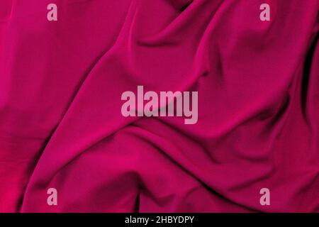 Romantic pink color twisted fabric with minimal grunge texture for background Stock Photo