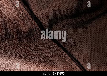 Dark moody woolen fabric texture background with abstract pattern Stock Photo