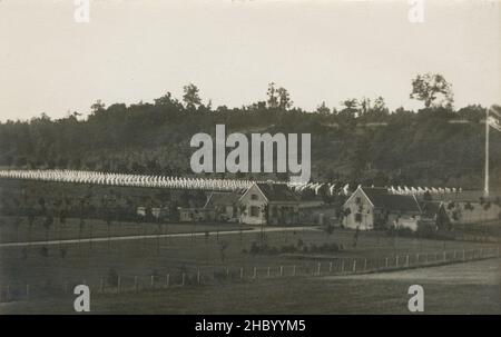 Antique c1927 photograph, Aisne-Marne American Cemetery and Memorial in Belleau, Northern France. SOURCE: ORIGINAL PHOTOGRAPH Stock Photo