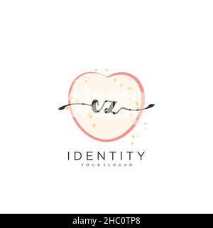 CZ Handwriting logo vector art of initial signature, wedding, fashion, jewerly, boutique, floral and botanical with creative template for any company Stock Vector