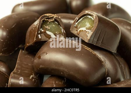 Irish cream filled chocolates. Stock Photo