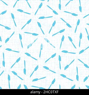 Vector white cake spatula simple seamless repeat pattern with canvas background 03. Perfect for fabric, scrapbooking and wallpaper projects. Stock Vector