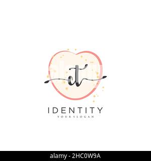 CT Handwriting logo vector art of initial signature, wedding, fashion, jewerly, boutique, floral and botanical with creative template for any company Stock Vector
