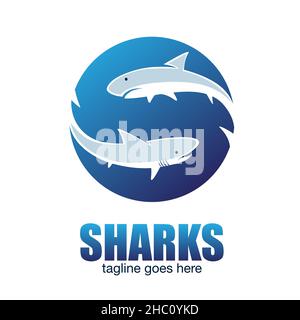 Sharks letter based S vector symbol can be used as brand, company symbol, design element or any other purpose Stock Vector