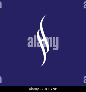 SHS logo, letter based. monogram style Stock Vector