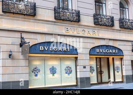 Bvlgari store in Sydney Castletreagh street,NSW,Australia Stock Photo