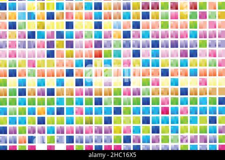 Geometric colorful background. Abstract squared pattern, colorful elements. Vector design for banners, flyers, business cards, invitations, wallpaper Stock Vector