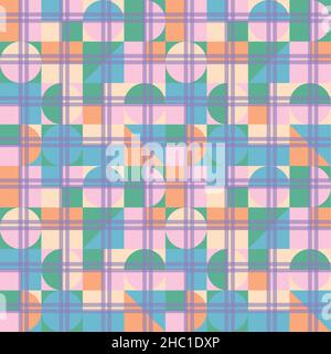 Trendypattern that tiles seamlessly as a pattern. Stock Vector