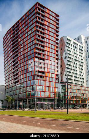 Calypso apartment building designes by Will Alsop, at the Kruisplein, Rotterdam, the Netherlands Stock Photo