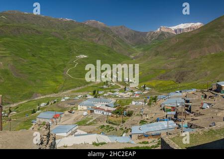 Aerial view of Xinaliq Khinalug village, Azerbaijan Stock Photo - Alamy