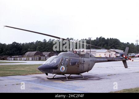 National Guard helicopter at Raleigh. North Carolina Stock Photo