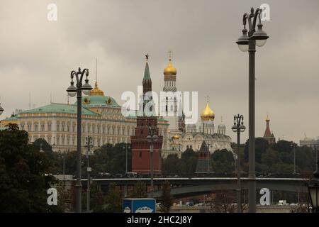 The fortified core of the historical Russian city, the central and most ancient part of it. Stock Photo