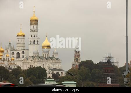 The fortified core of the historical Russian city, the central and most ancient part of it. Stock Photo