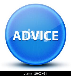 Tips eyeball glossy blue round button abstract illustration Stock Photo ...