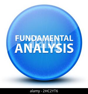 Analysis eyeball glossy blue round button abstract illustration Stock ...