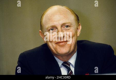 Labour Party leader Neil Kinnock 1989 Stock Photo