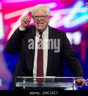 Phoenix, Arizona, USA. 19th Dec, 2021. DENNIS PRAGER speaks at AmericaFest, a Turning Point USA event.(Credit Image: © Brian Cahn/ZUMA Press Wire) Stock Photo