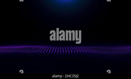 Texture effect background abstract lines movement waves blue color motion. Futuristic Particles Wave Abstract Background. Abstract blue motion waves. Stock Photo