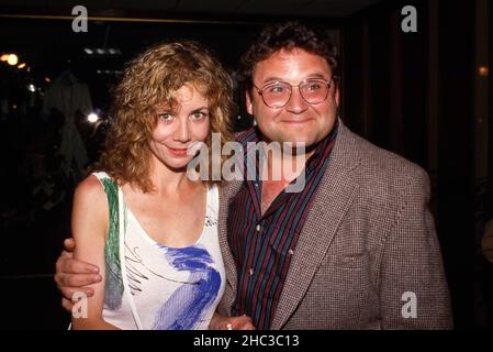 Stephen Furst and wife Lorraine Wright attend NBC Affiliates Party on June 18, 1986 at the Century Plaza Hotel in Century City, California Credit: Ralph Dominguez/MediaPunch Stock Photo