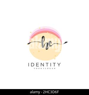 HC Handwriting logo vector art of initial signature, wedding, fashion, jewerly, boutique, floral and botanical with creative template for any company Stock Vector