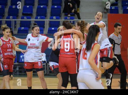 Women`s Basketball Club SPD Radnicki Kragujevac Serbia Editorial