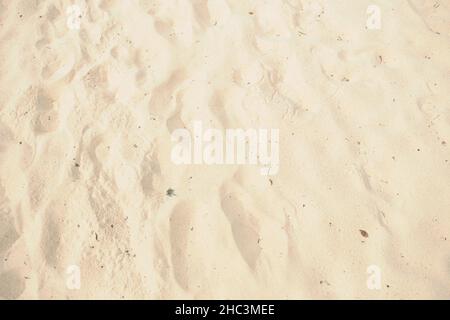 Texture of the sand on the island of love in Alter do Chão, in the state of Pará, northern Brazil. Stock Photo