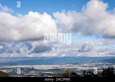 Aerial view city of Guatemala central America. Stock Photo