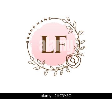 Initial YL feminine logo. Usable for Nature, Salon, Spa, Cosmetic and  Beauty Logos. Flat Vector Logo Design Template Element. 15476142 Vector Art  at Vecteezy