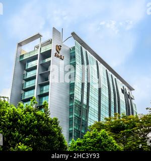 Singapore Management University (SMU) is an autonomous and public university in Singapore. Stock Photo