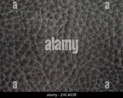 black leatherette faux leather texture useful as a background Stock Photo