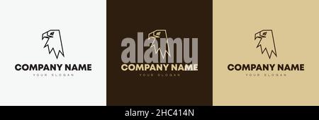 Minimal line versatile animal logo template design Stock Vector