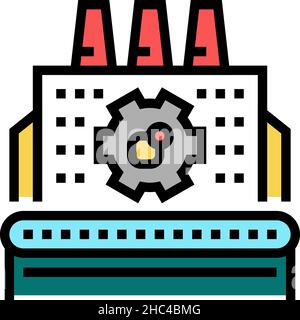 erp working processing line icon vector illustration Stock Vector Image ...