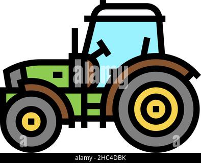 atv farm transport color icon vector illustration Stock Vector Image ...