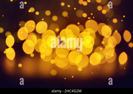 Blurred abstract background lights, beautiful Christmas. Stock Photo