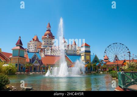 Sochi, Russia - June 1 , 2021: Sochi theme park on the territory of Sirius  Stock Photo