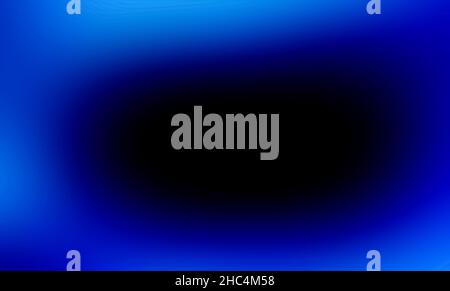 blurry gradient deep blue black hole abstract background Stock Photo